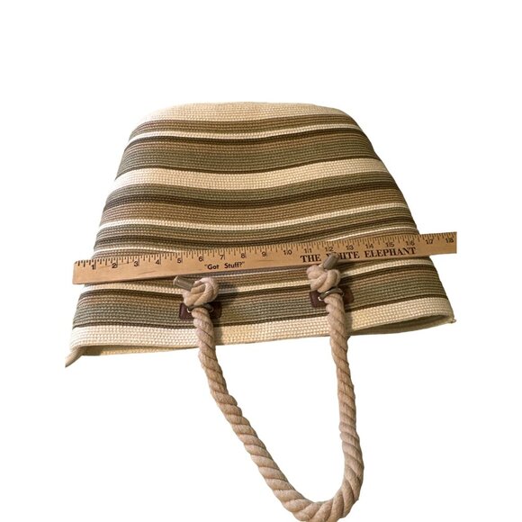 💖Unbranded woven cord bag with rope handles - Picture 4 of 6